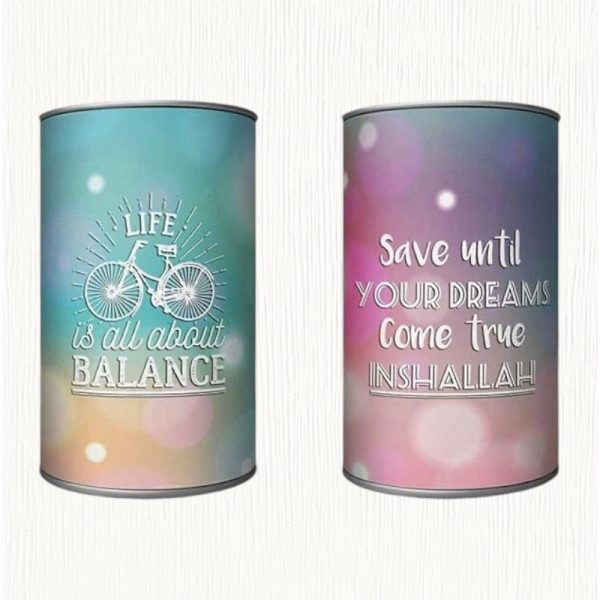 Life is all About Balance Money Tin