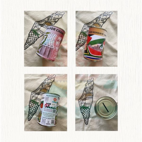 Tin For Change We will Rebuild It - Gaza Money tin