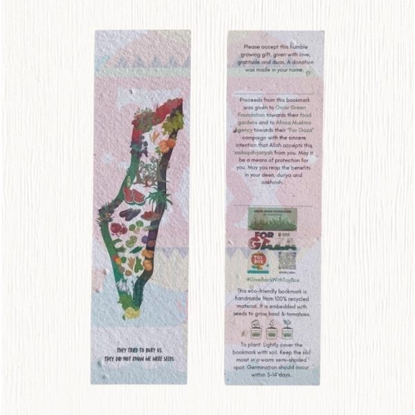 Palestine Growing Gift Bookmark