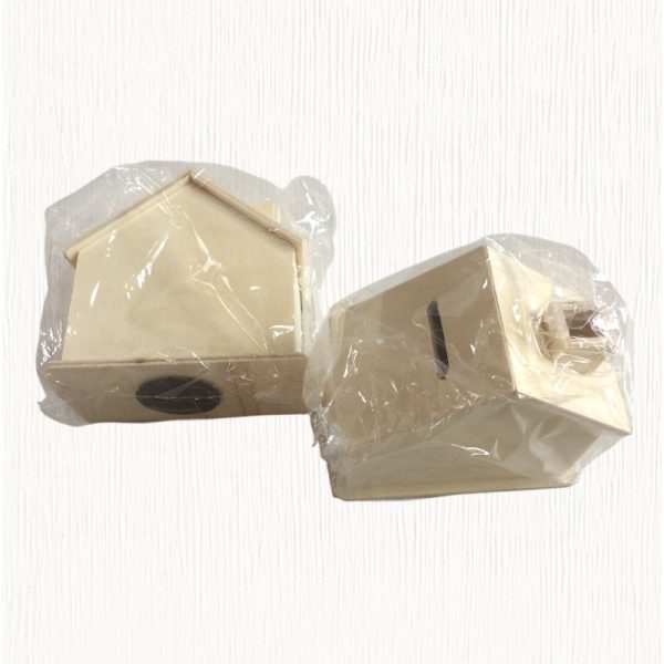 Wooden Crafts - Money Box House