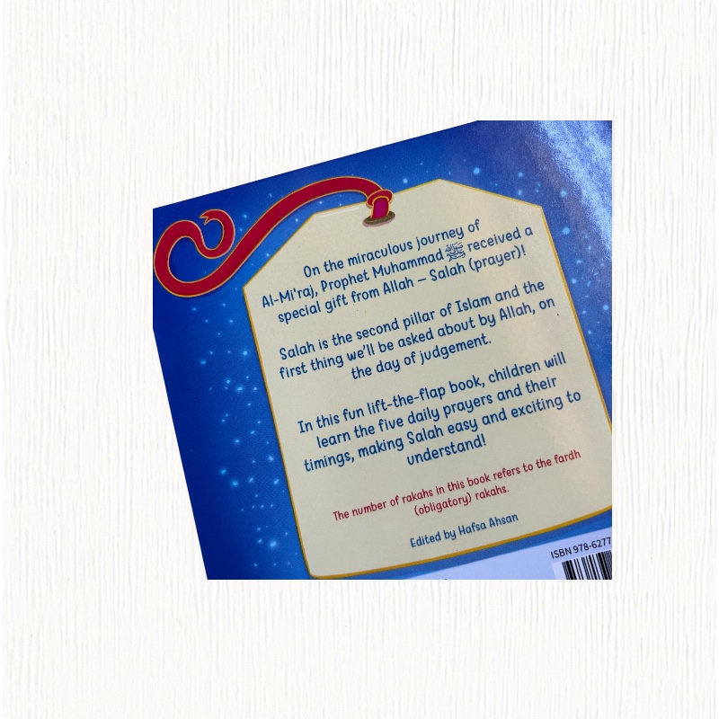 Gift Of Salaah - Lift the flap book