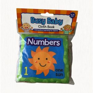 Busy Baby Cloth Book – Numbers