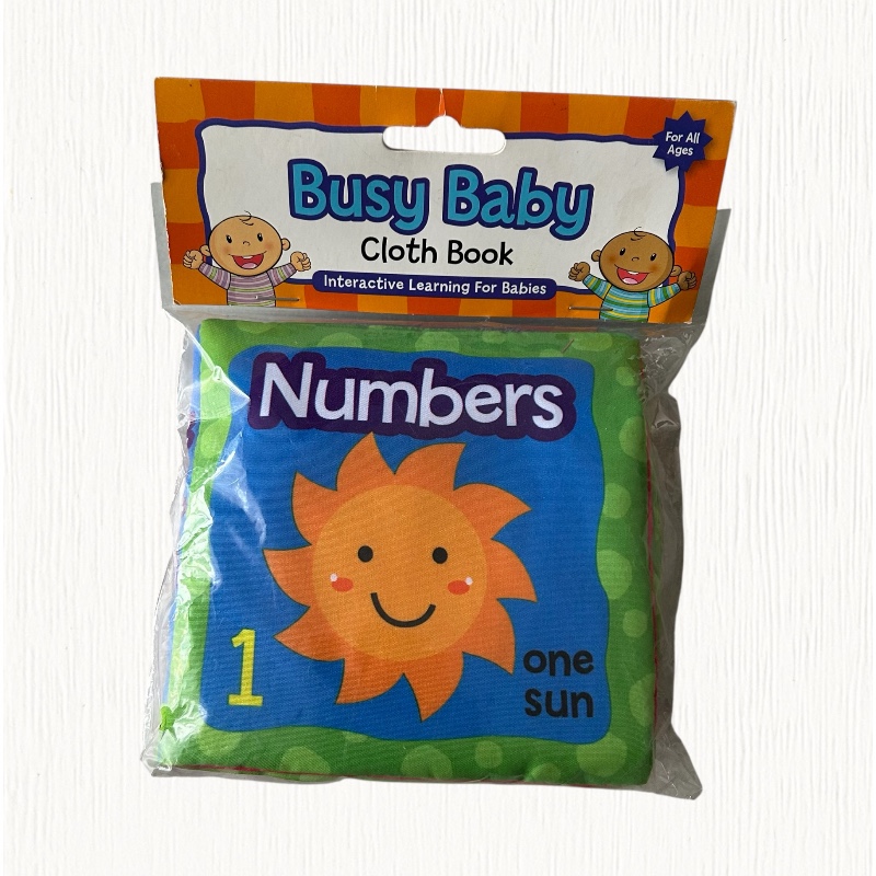 Busy Baby Cloth Book – Numbers