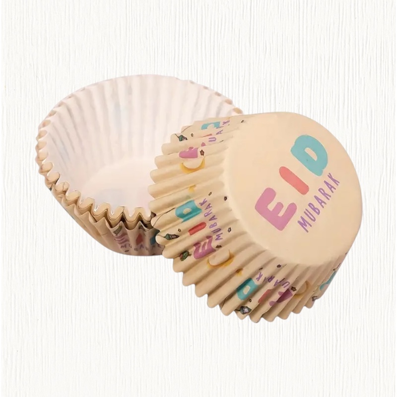 Eid Mubarak fun design cupcake cases