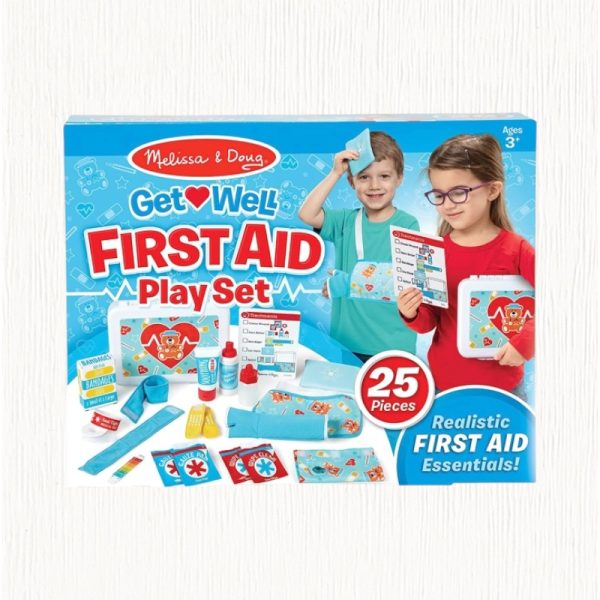 Melissa & Doug Get Well First Aid Kit Play Set