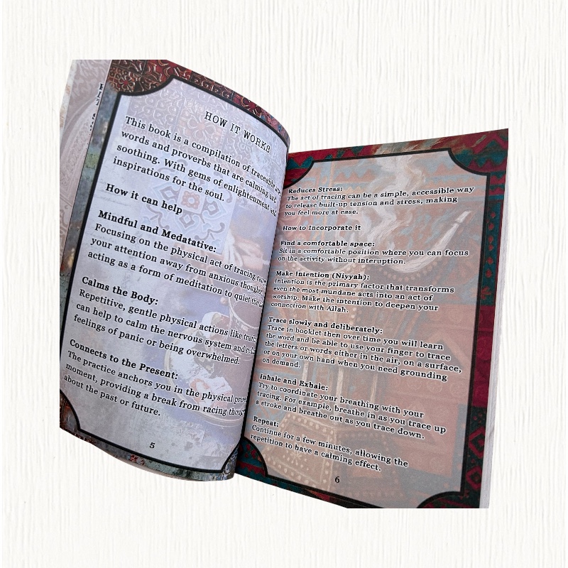 Anti Anxiety Tracing book